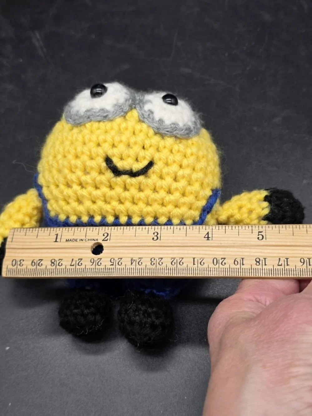 Handmade Despicable Me Minion Pair Plush Toys Knit Crochet